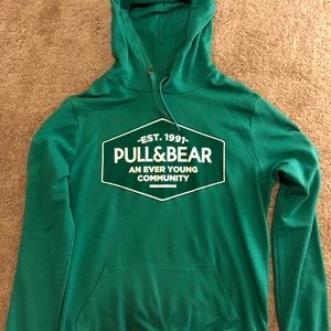 Pull and Bear - Hoodie - Fresh Green Color